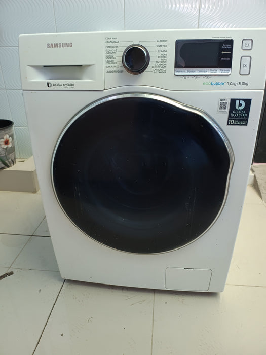 Lavadora - Secadora Samsung  WD10J6410AW/ZS 9 / 5 kg usada